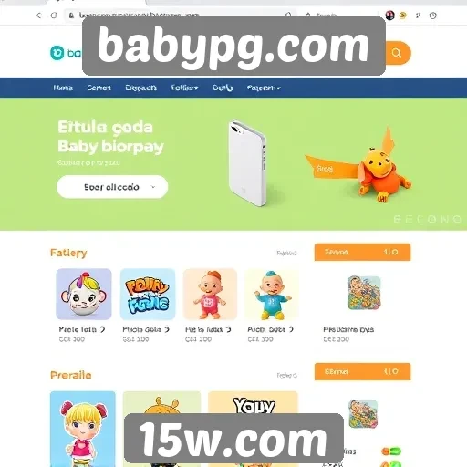 Experiência de usuário no site babypg.com é amigável e intuitiva